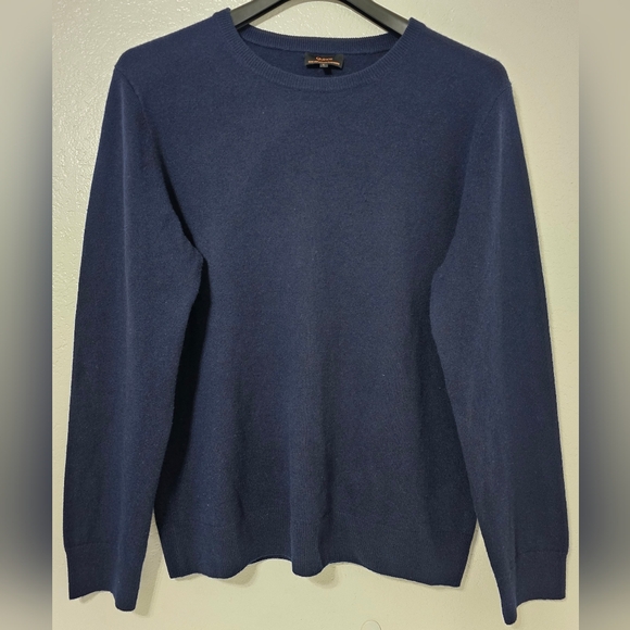 Quince Other - Quince 100% Mongolian Cashmere Crewneck Sweater Navy Blue Size L Luxury Minimali